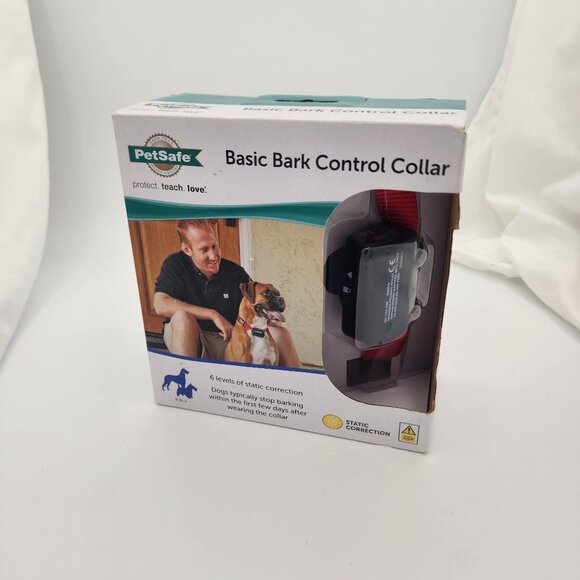 PetSafe Basic Bark Control Collar  6 Levels Of Static Correction  Dogs 8 Lbs & U - Picture 1 of 6